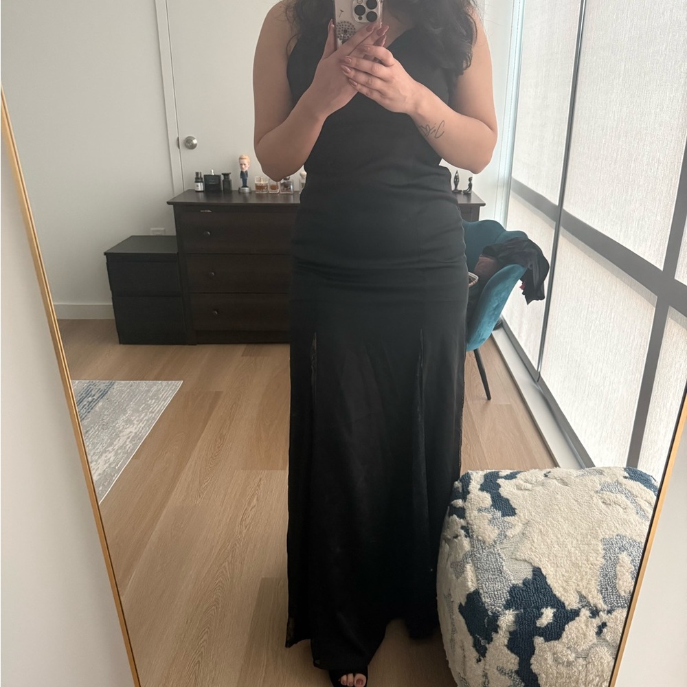 Elegant Black Maxi Skirt